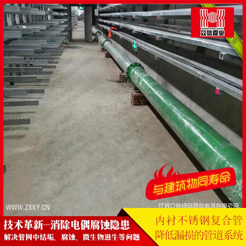 內(nèi)襯不銹鋼復合管連接